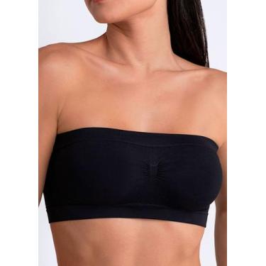 Imagem de Sutiã Top Bustier sem alça Loba Lupo 44000, G, Preto