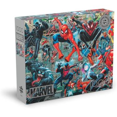 Imagem de Buffalo Games - Silver Select - Marvel - Aranha-Verse - Quebra-cabeça de 1000 peças para adultos quebra-cabeça desafiador perfeito para noites de jogo - Tamanho final 27,75 x 19,75