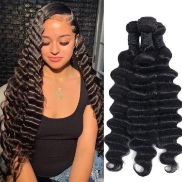 Imagem de Extensões de cabelo Uesoels Loose Deep Wave 35-45cm Brazilian