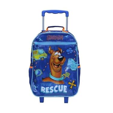 Imagem de Mala Escolar G com Rodinhas Unissex Azul Scooby-Doo Dermiwil