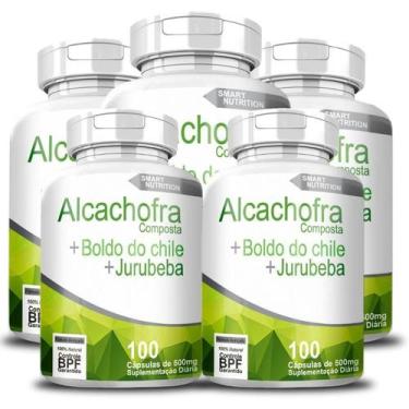 Imagem de Kit 5 Potes Alcachofra Composta + Boldo Do Chile + Jurubeba - 4Element