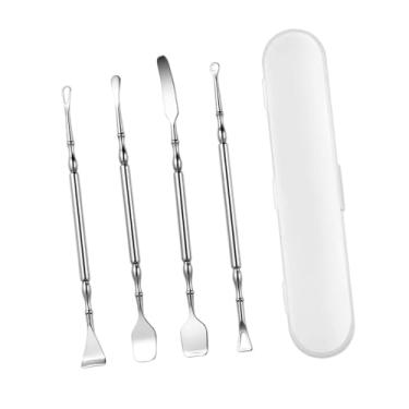 Imagem de oshhni 4x Removedor de Cravos em aço Inoxidável para Rosto e Nariz Portátil com Caixa de Armazenamento Compacto e Leve Ferramentas de Limpeza Facial para