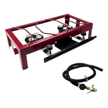 Imagem de Fogão 2 Bocas Semi Industrial Alta Pressão Com Mangueira Roa