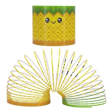 Imagem de Brinquedo Mola Maluca Infantil Divertida Forma Abacaxi - Castela