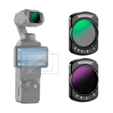 Imagem de Kit Filtros ND Variáveis ND2-ND32- ND64-ND512 Compatível DJI Osmo Pocket 3 Creator Combo, Controle Profissional de Luz em Vídeos e Fotos