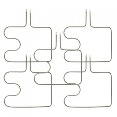 Imagem de Kit Resistência Inferior Para Fornos Embutir - 5 Peças Verde 110V