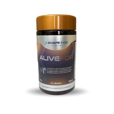 Imagem de Alivefor Magnésio e Vitamina D 60 Cápsulas – Colágeno Tipo II, MSM, Glucosamina, Condroitina e Curcumina – Shape For