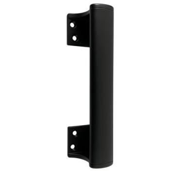 Imagem de Puxador para Porta de Correr, Fixa ou Tradicional – 15,5cm – Alumínio Resistente – Branco, Preto ou Prata (Preto)