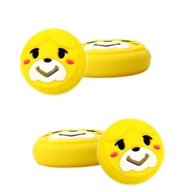 Imagem de Capa de botão de silicone macio com 4 peças, adequada para Nintendo Switch/Lite Joystick Simulation