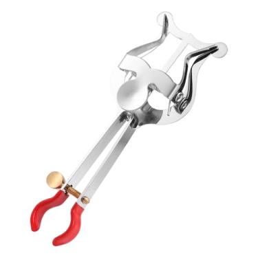 Imagem de Clipe de lira para trompete, grampo de metal de 14 x 5 cm, clipe de partitura para lira de trompete e pasta flip, acessórios de instrumento musical para iniciantes praticando banda de marcha