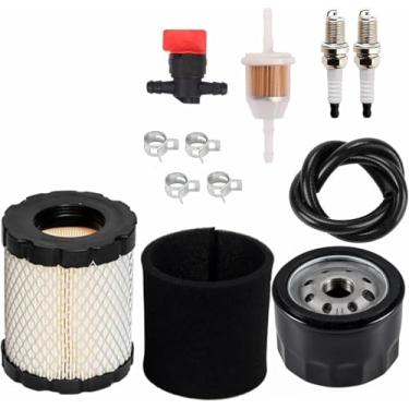 Imagem de YTH22V46 Z254F Kit de ajuste de filtro de óleo de filtro de ar para Husqvarna YTH24V48 Z254 Z246 YTA18542 YTH2348 YTA22V46 YTA24V48 YTH24V54 cortador de grama com 17,5 hp 19,9 5hp 20hp Motor de 21 hp