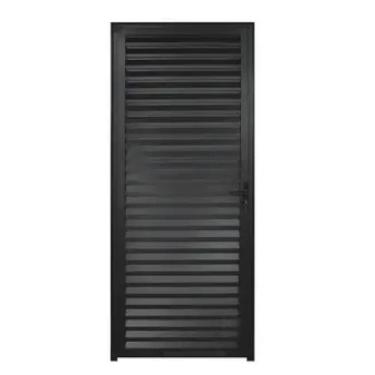 Imagem de Porta Palheta Alumínio Preto 2.10 x 0.80 Lado Esquerdo - PTORD2237E - HALE