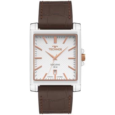 Imagem de Relógio Technos Masculino Executive Prata - 2115ubw-0k