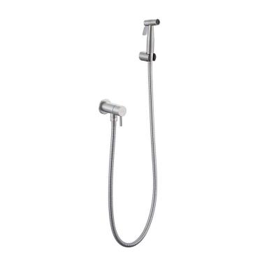 Imagem de Ducha Higiênica Aço Inox Escovado Com Registro Nox15 Doan