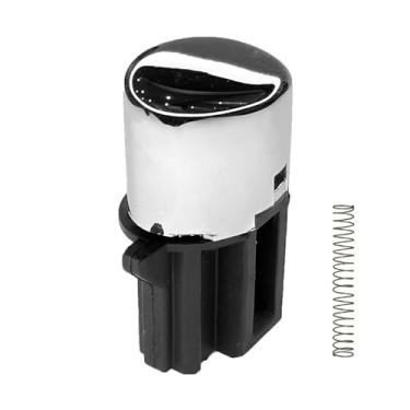 Imagem de HHZL Kit de reparo de botão de câmbio automático com alavanca de câmbio com mola e placa lateral, botões cromados da alavanca de engrenagem do carro para transmissão Honda Accord 54132-SDA-A81 54141