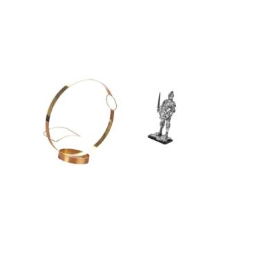 Imagem de Fenteer Suporte para Garrafas de Vinho Vintage, Escultura Criativa de Metal, Organizador de Prateleira para Entrada, Estante de Livros, Mesa de Escritório, Ex