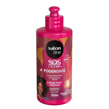 Imagem de Creme para Pentear Sos Cachos +Poderosos Salon Line 300Ml