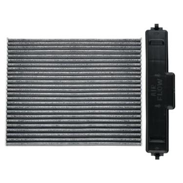 Imagem de Kit de filtro de ar de cabine de carbono ativado atualizado para Ram 1500 2500 3500 2016-2018 Ar condicionado 68318365AA, porta de acesso ao filtro CF11671 68052292AA 68406048AA Capa de filtro de ar