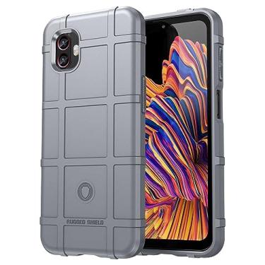 Imagem de IDEWEI Capa para Samsung Galaxy Xcover Pro 2, fibra de carbono refinada, anti-queda, anti-impressões digitais, proteção integral. A capa do telemóvel é compatível com Samsung Galaxy Xcover Pro 2