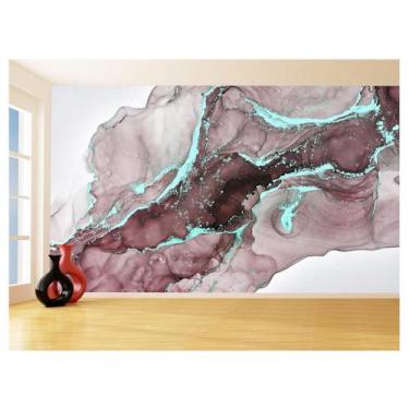 Imagem de Papel De Parede 3D Estilo Marmore Tintas Cores 3,5M Mbr169 - Você Deco