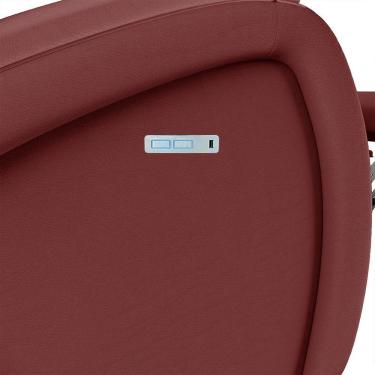 Imagem de Poltrona Do Papai Reclinável Napoli Elétrica Botão Led Pu Vermelho Fh1