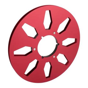 Imagem de Ymiko Carretel de Fita Vazio de 10,5 Polegadas Com 8 Furos, Carretel de Metal Resistente Ao para Equipamento de Gravação Padrão NAB, de Fita de áudio Profissional Compatibilidade de 1/4 de Polegada