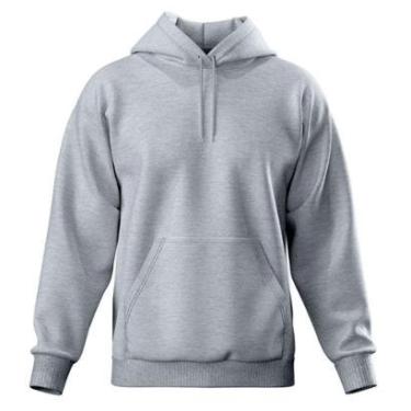 Imagem de Moletom Modelo Canguru Com Capuz Masculino e Feminino Liso-Masculino