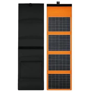 Imagem de Painel Solar Portátil Dobrável 6w Luatek  Carregue Celular E Dispositivos Usb