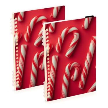 Imagem de Burbuja Cadernos de bengala doce, papel pautado universitário A5 com 60 folhas, fichário para escritório, 2 unidades