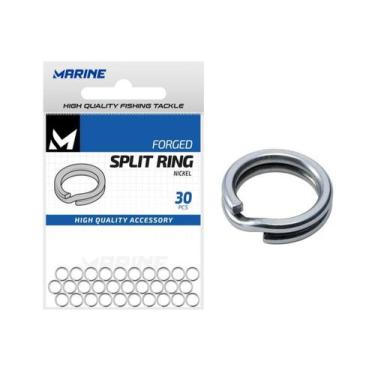 Imagem de Argola Split Ring Forged Marine Nº 7 (0,7mm) Nickel - 30 Peças