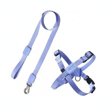 Imagem de Peitoral em X Ajustável com Guia para Cães – Violeta M