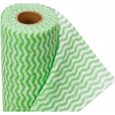 Imagem de Pano Multiuso em Rolo, 50 Unidades, Multicores, Super Absorvente e Reutilizável, 25x30cm, Tipo Perfex