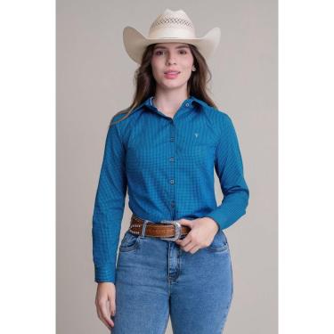 Imagem de CAMISA FEMININA MANGA LONGA TEXAS FARM - CAF134 - XADREZ-Feminino