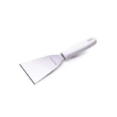 Imagem de Espátula Reta Em Inox Cabo Branco 10Cm - Hercules