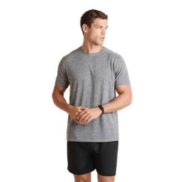 Imagem de Camiseta Lupo Poliamida Básica Run Masculina - Cinza-Unissex