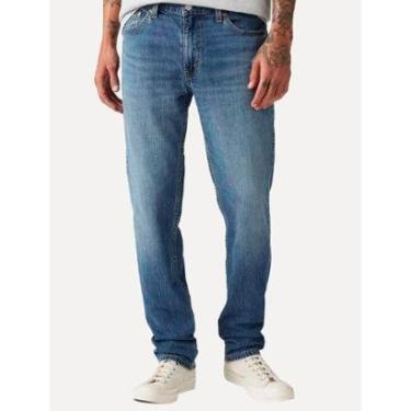 Imagem de Calça Levis Jeans Masculina 511 Slim Lightweight Stretch Azul Médio-Masculino