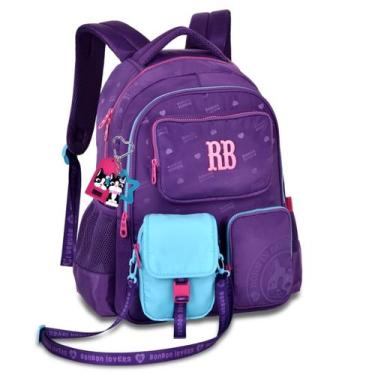 Imagem de Mochila Juvenil Original e Shoulder Bag Rebecca Bonbon - Clio, Roxo