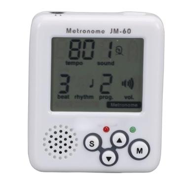 Imagem de SUNGOOYUE Metrônomo Digital, Mini Metrônomo Eletrônico LCD Recarregável, Voz Humana Com 12 Tons e 5 Tons, Clipe de Suporte na Cintura para Guitarra, Piano, Violino e Tambor