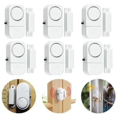 Imagem de Kit 3 Alarme portátil sem fio para portas e janelas sistema de segurança doméstico