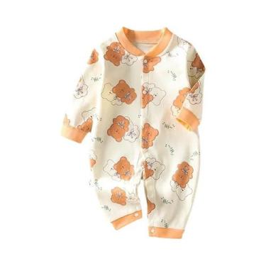 Imagem de Macacão De Algodão Para Bebê Recém-Nascido Com Estampa Do Mickey, Maca