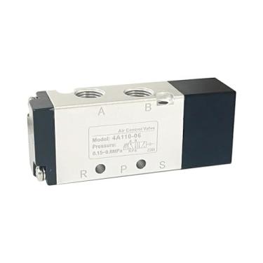Imagem de Válvula de controle pneumática bidirecional cinco posições válvula de controle de inversão 4A220-08/210-06/320-10 4A420-15(4A210-08)