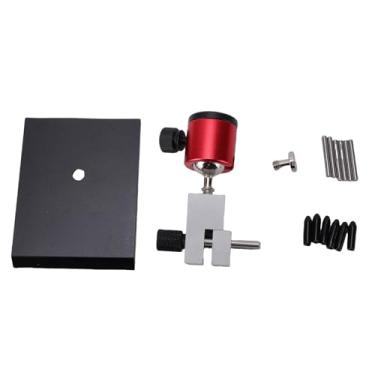 Imagem de Fafeicy Mini Torno, Braçadeira de Mesa Pequena Com Mandíbula Ajustável Com Base Giratória de 360 ​​graus, 6 Hastes e Mangas de Silicone para Fabricação de Joias, Conserto de Relógios,