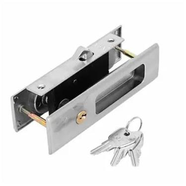 Imagem de Fechadura de encaixe de porta de vidro deslizante de liga de zinco para sala de casa adequada para espessura de 35 mm-45 mm, 1 peça