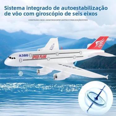 Imagem de Avião de Controle Remoto Airbus A380 e Boeing 747 - Brinquedo para Men