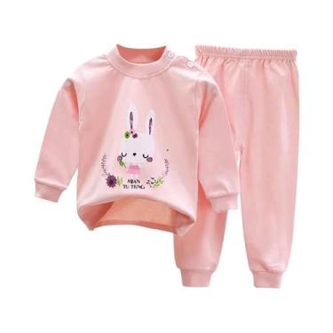 Imagem de Conjuntos De Pijamas De Unicórnio Para Crianças Unissex, Confortáveis 