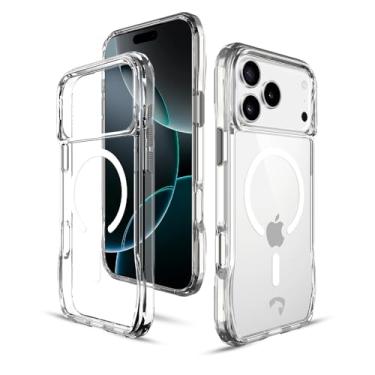 Imagem de Amet Capa Capinha Iphone 17 Pro, Ultra Case Diamond, Transparente, MagSafe, Anti-Shock, Reforço Lateral, Bordas Elevadas, Garantia 1 Ano