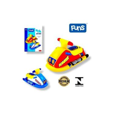Imagem de Boia Infantil Jet Ski Inflável Bote Para Piscina Praia Verão Radical -