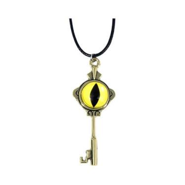 Imagem de Colar Chaveiro Retro De Coruja Dourada Amity Portal Para Acessórios De