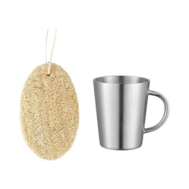 Imagem de Caneca Térmica De Aço Inoxidável De Camada Dupla 300ml Para Café, Cerv