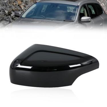 Imagem de JESYMBX Tampa do espelho retrovisor para Volvo XC60 2009-2013 Capa de capô lateral da porta 39854919 39854904 preta esquerda